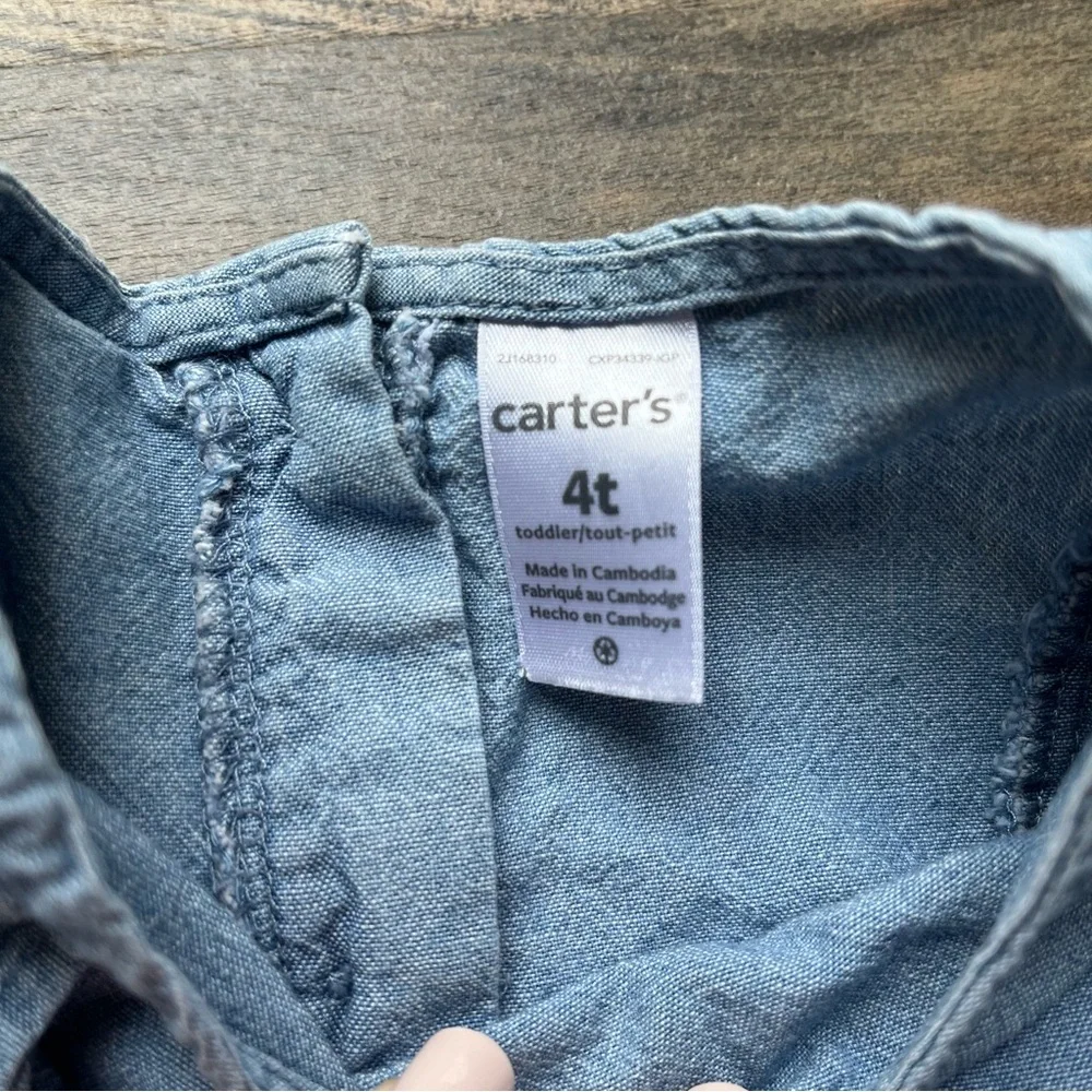 Carter’s 2-Piece Chambray and Legging Set 4T